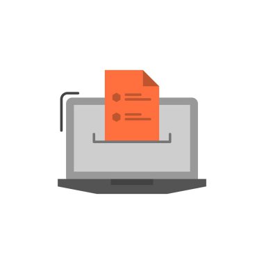 Özellikler, İş, Bilgisayar, Online, Özgeçmiş, Beceriler, Web Flat 