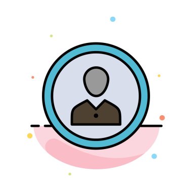 Avatar, İnsan, İnsan, İnsan, Kişi, Profil, Kullanıcı Soyut Düz 