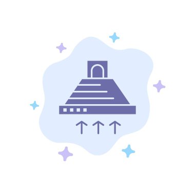 Hood, Yemek, Mutfak, Egzoz, Soyut Clo Üzerinde Duman Mavi Simge