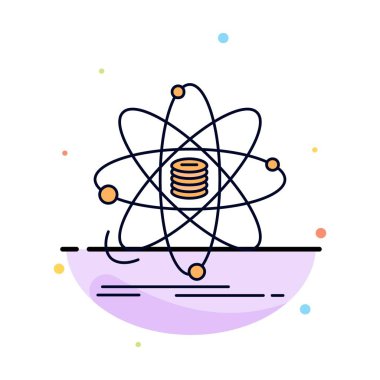 Analiz, veri, bilgi, araştırma, bilim Düz Renk Simge V