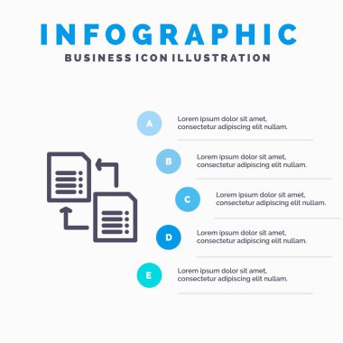Veri, Dosya, Paylaş, Science Line simgesi ile 5 adımda sunum i