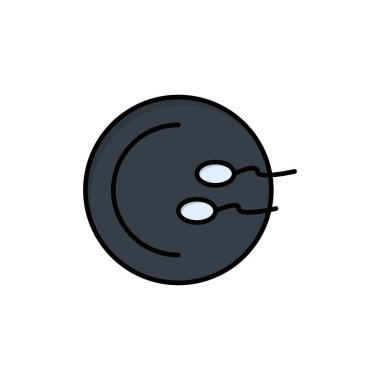 Süreç, Tıp, Üreme, Tıp Düz Renk Simgesi. Vecto