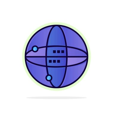 Dünya, İnternet, Bilgisayar, Globe Abstract Circle Arka Plan Fla