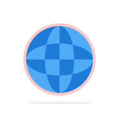 Dünya, Küre, İnternet, Eğitim Soyut Daire Arka Plan Fla