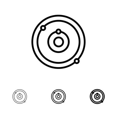 Astronomi, Gezegen, Eğitim, Öğrenme Cesur ve ince siyah çizgi 