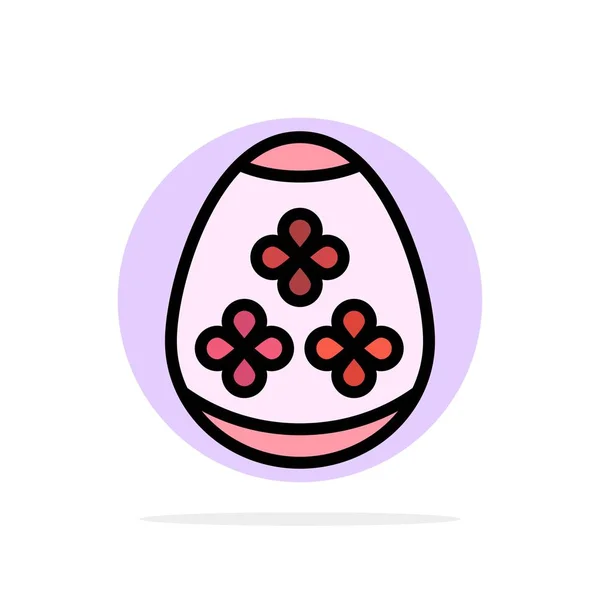 Velikonoční vejce, vejce, svátky a svátky pozadí v kruhu — Stockový vektor