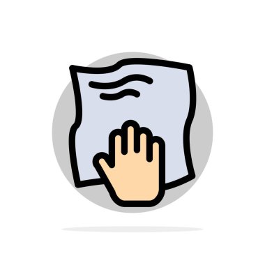 Temizlik, El, Ev Işi, Rub, Scrub Soyut Daire Arka Plan