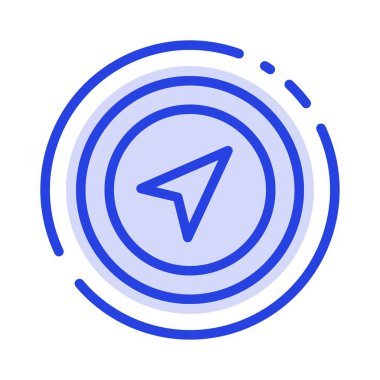 Konum, Harita, İşaretçi, Mavi Noktalı Çizgi Simgesini Sabitleme