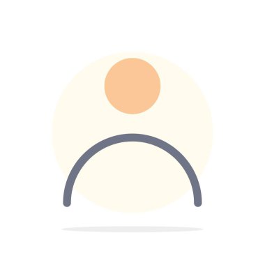 Kişisel, Kişiselleştirme, Profil, Kullanıcı Soyut Daire Backgro