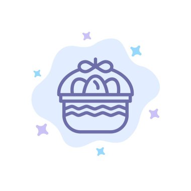 Sepet, Paskalya, Yumurta, Soyut Bulut Backgrou Doğa Mavi Simge