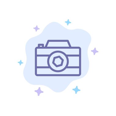 Kamera, Resim, Resim, Soyut Bulut Backgr Fotoğraf Mavi Simge