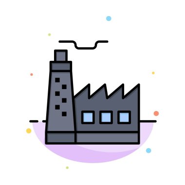 Bina, Fabrika, İnşaat, Sanayi Soyut Düz Renk Ic