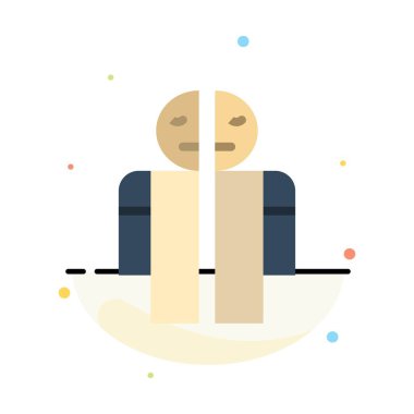 Adam Kırık, Kırık, Tıbbi, İnsan Soyut Düz Renk Simgesi Temp