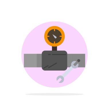 Boru, İnşaat, İnşaat, Onarım, Gage Soyut Daire Backg