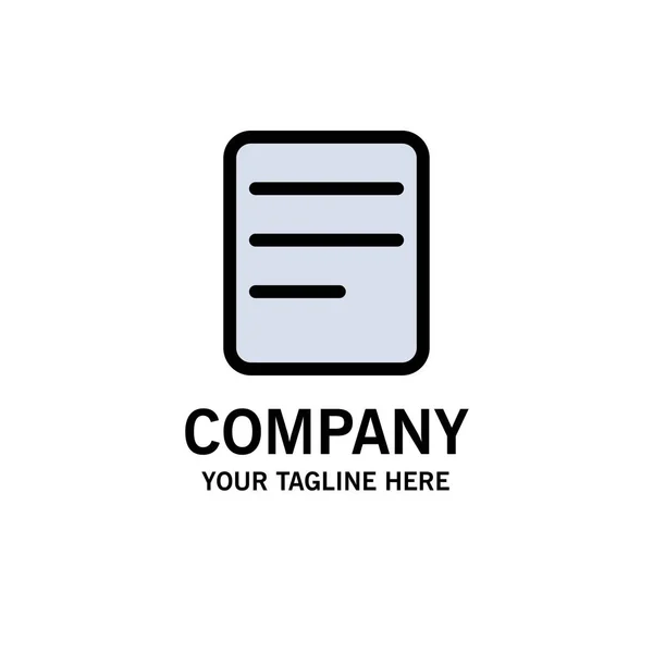 Twitter, Testo, Chat Business Logo Template. Colore piatto — Vettoriale Stock