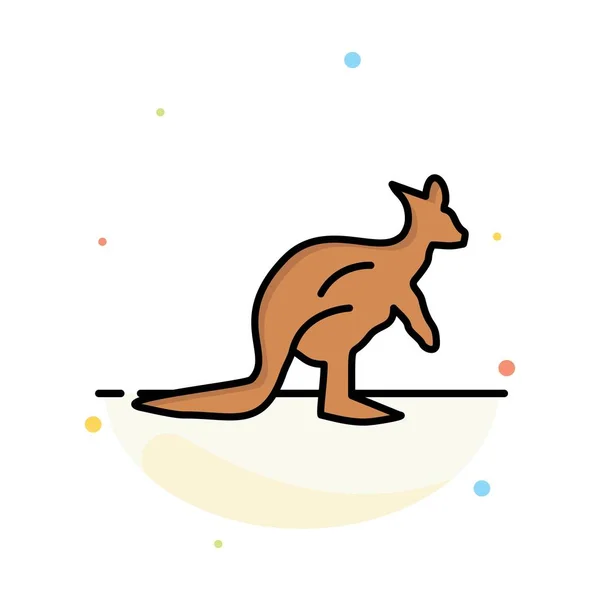 Animales, Australia, Australianos, Indígenas, Canguro, Viajar Abst — Vector de stock