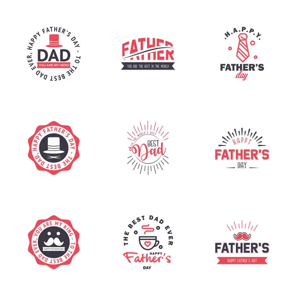 Щасливі Батьки Чорно Рожева Типографія Батьки День Фоновий Дизайн Елементи — стоковий вектор