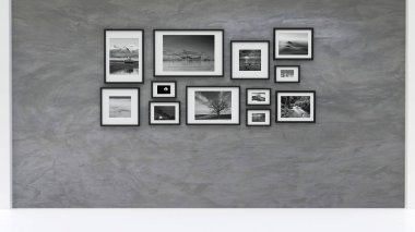 Fotoğraf çerçevesi duvar (3d render)