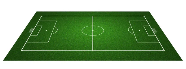 Perspective Football Field Background — Stock Photo, Image