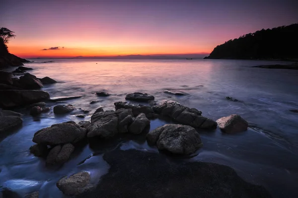 Sea Landscape Sunset Stock Image