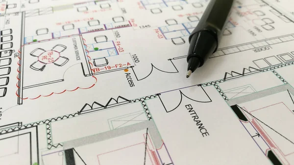 planı üzerinde çizim planı
