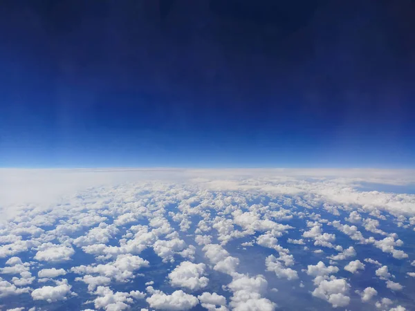 Sky Cloud View Airplane — Stock Photo, Image