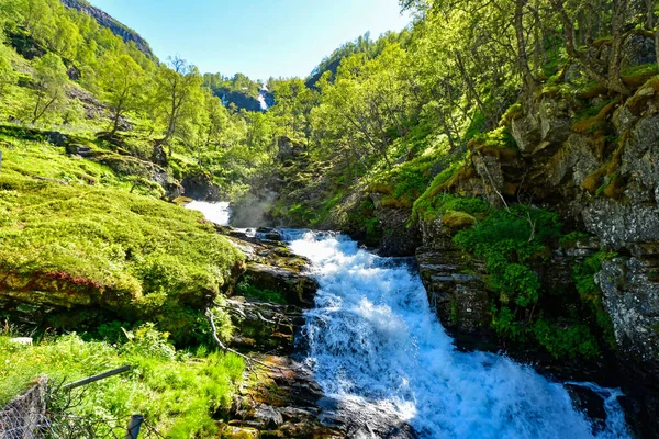 Wodospad Norwegii Flam — Zdjęcie stockowe