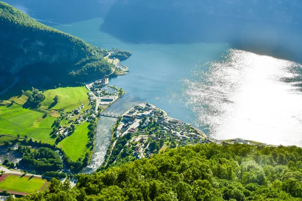 Vue sur la campagne en Norvège — Photo