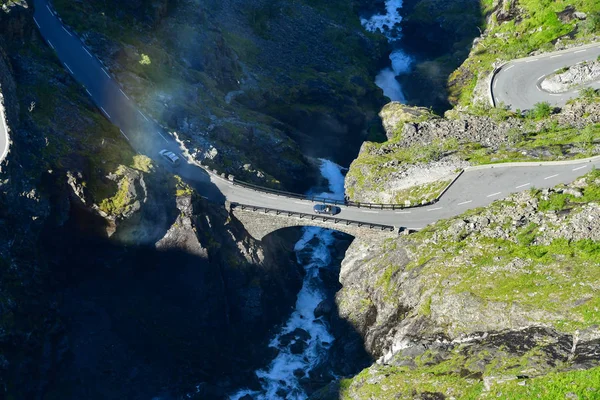 Trollstigen carretera en norway — Foto de Stock