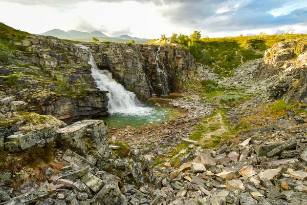 Storulfossen vodopád na Mysusaeter Norsko — Stock fotografie