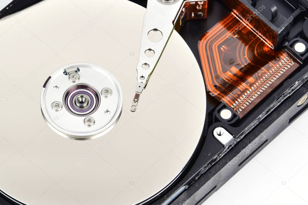 inside of hard drive