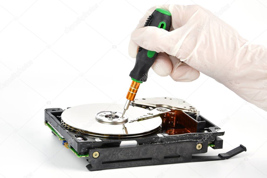 inside of hard drive