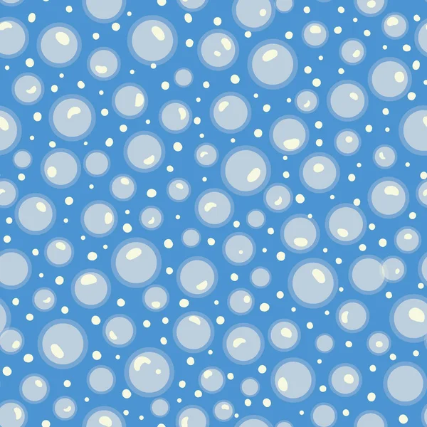 Blue pattern with bubble. — Stock Vector