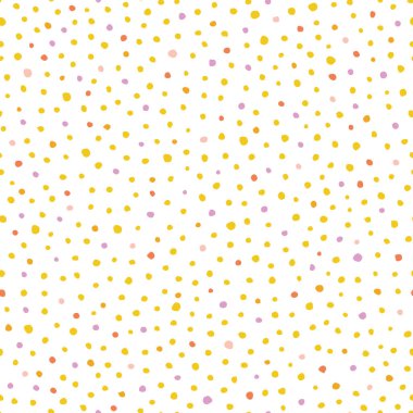 Vektör el çizilmiş nokta deseni.