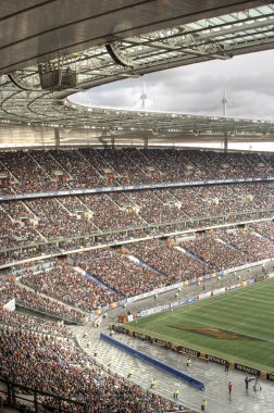 the Stade de France is the largest French stadium. It was built to be able to host the 1998 FIFA World Cup clipart