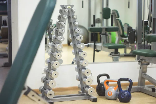 Équipement Dans Salle Gym — Photo