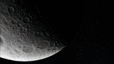 Surface.this görüntü öğelerini nasa tarafından döşenmiş uzayda ay.