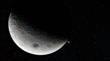 Surface.this görüntü öğelerini nasa tarafından döşenmiş uzayda ay.