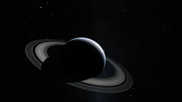 Saturn. Science fiction kosmiczna tapeta, niewiarygodnie piękne planety, galaktyki, ciemne i zimne piękno nieskończonego wszechświata. Elementy tego obrazu dostarczone przez NASA. — Zdjęcie stockowe