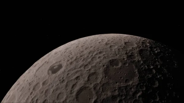 Lua no espaço, Superfície. Alta qualidade, resolução, 4k. Estes elementos de imagem fornecidos pela NASA. — Fotografia de Stock