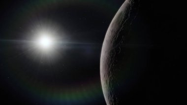 Surface.this görüntü öğelerini nasa tarafından döşenmiş uzayda ay.