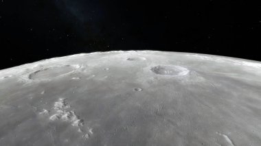 Surface.this görüntü öğelerini nasa tarafından döşenmiş uzayda ay.