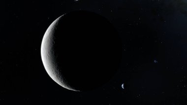 Surface.this görüntü öğelerini nasa tarafından döşenmiş uzayda ay.