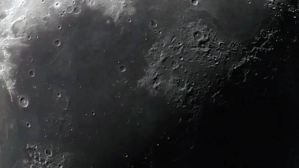 Луна в открытом космосе, поверхность. . — стоковое фото