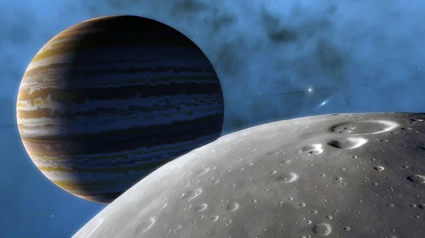 Planet Weltraum Bunte Kunst Sonnensystem Farbverlauf Raum Tapete Elemente Dieses — Stockfoto