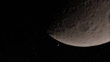 Surface.this görüntü öğelerini nasa tarafından döşenmiş uzayda ay.