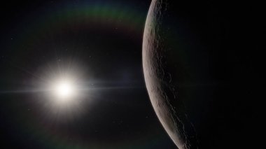 Surface.this görüntü öğelerini nasa tarafından döşenmiş uzayda ay.