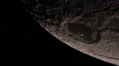 Surface.this görüntü öğelerini nasa tarafından döşenmiş uzayda ay.