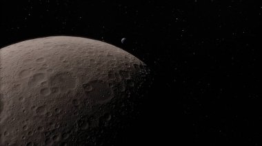 Surface.this görüntü öğelerini nasa tarafından döşenmiş uzayda ay.