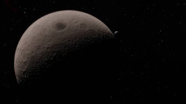 Surface.this görüntü öğelerini nasa tarafından döşenmiş uzayda ay.